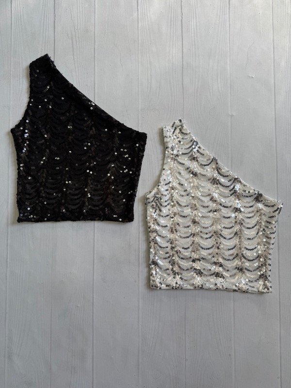 Producto - [5611] Top 1 hombro lentejuelas ''Dubai''