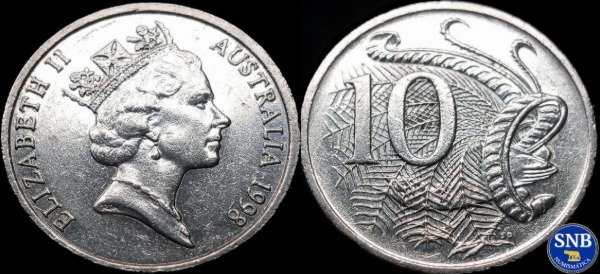 Producto - Australia - 10 Centavos (1998) KM #81