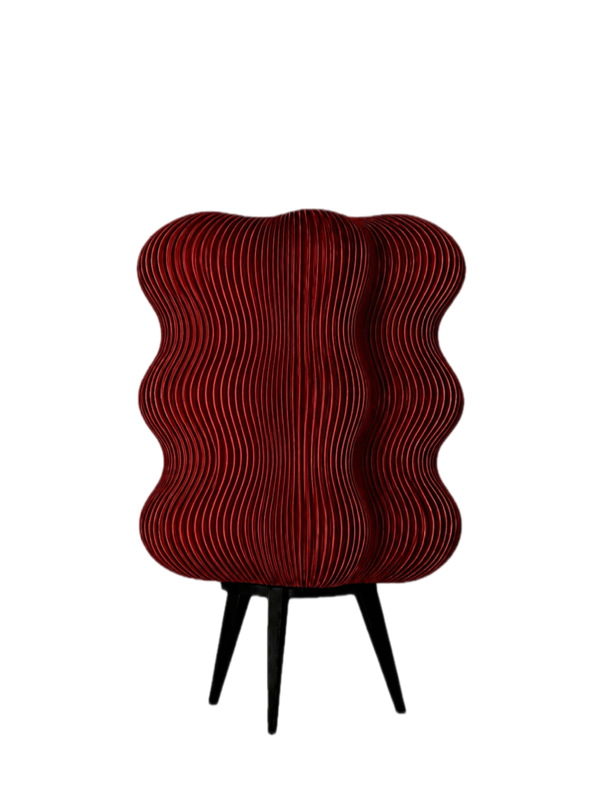 Producto - Lámpara de Mesa Ondulada Akinari  35x25 cm Iluminación de Diseño y Ambiente - 1