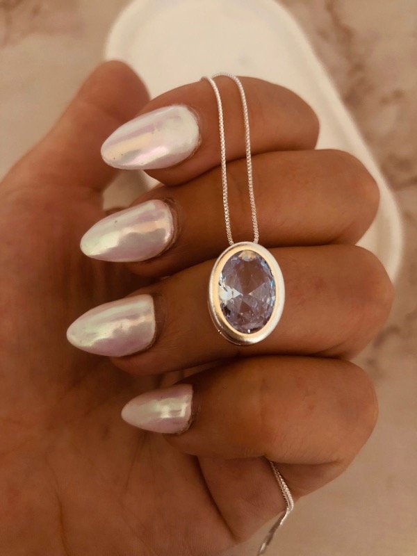 Producto - Conjunto Oval XXL Plata 925