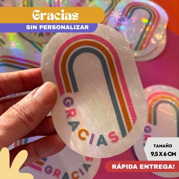 Producto - Gracias / SIN PERSONALIZAR