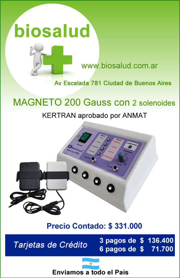 Producto - MAGNETO 200 GAUSS con dos Solenoides Planos - Marca Kertran
