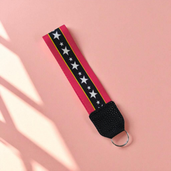 Producto - Llavero de tela estrellas