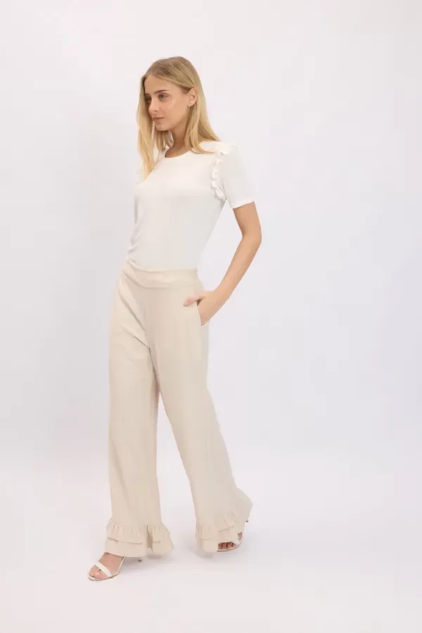 Producto - PANTALÓN CARMINE BEIGE
