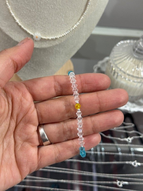 Producto - Pulsera Argentina Bicono cristal