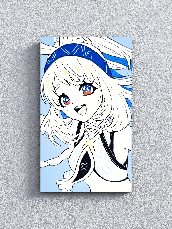 Producto - Cuadro Mualani - Genshin Impact- (21x12cm)