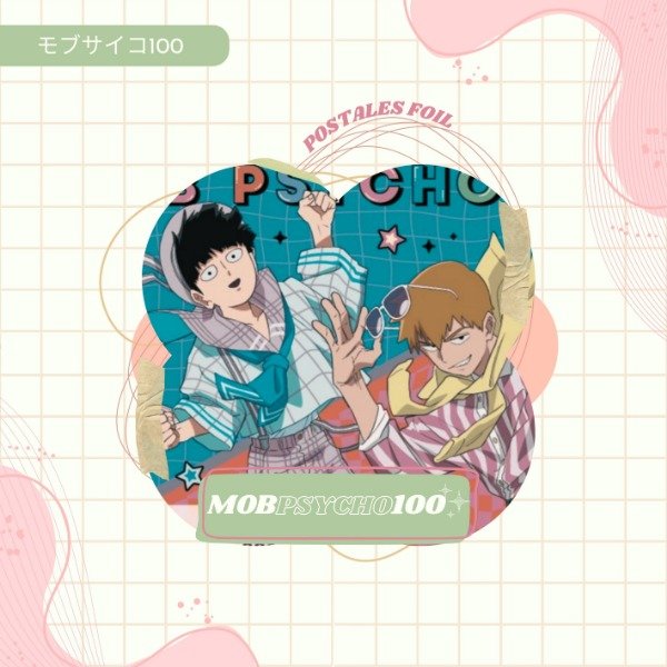 Producto - Mob Psycho 100 // Postales foil