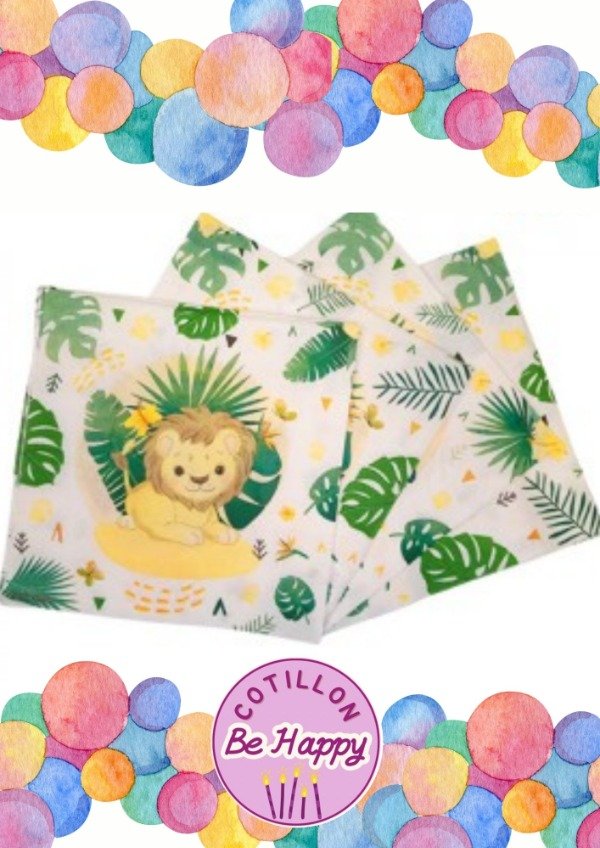 Producto - SERVILLETA DE PAPEL de ANIMALITOS SALVAJES x20 un