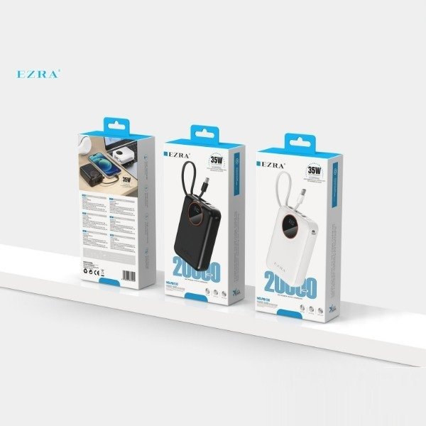 Producto - Cargador Portátil Ezra de 35W de 20000mAh Salida TPC PB130.