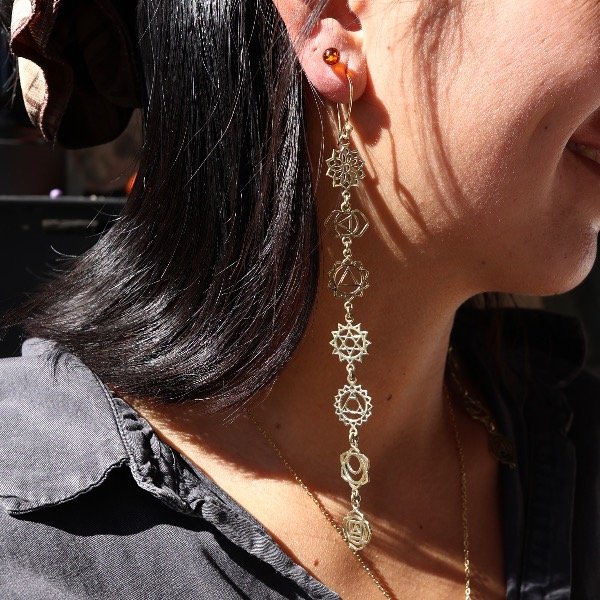 Producto - Aros Chakras Bronce