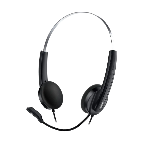 Producto - Auricular c/microfono -usb -ajustable -cable 1.8m -black -Genius HS-220U