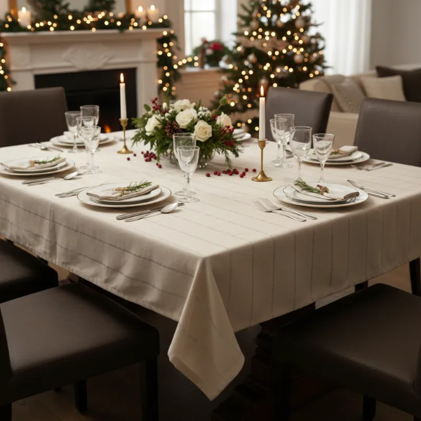 Producto - mantel rayado lurex