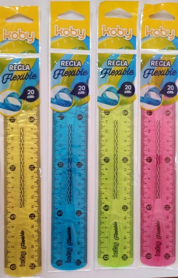 Producto - Regla 20 cm FLEXIBLE KOBY