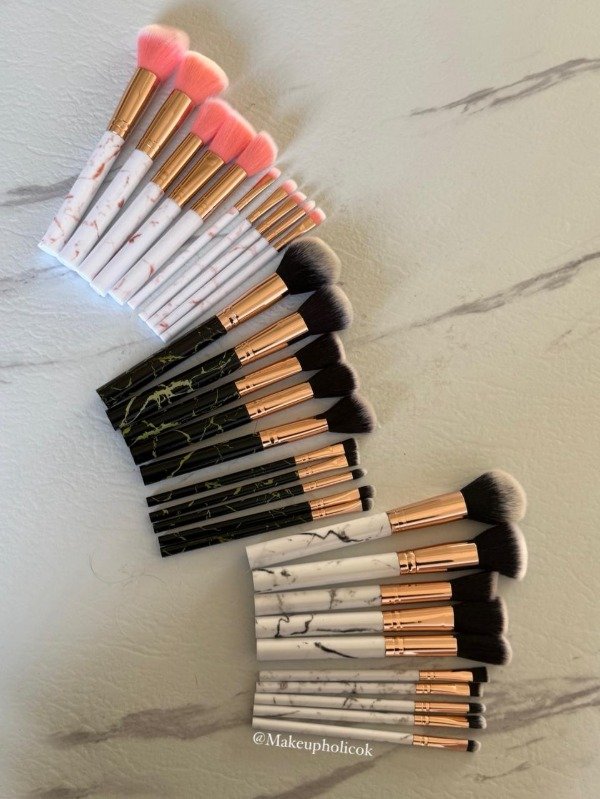 Producto - SET DE BROCHAS MARMOLADAS X10 - 12 UNIDADES SURTIDAS