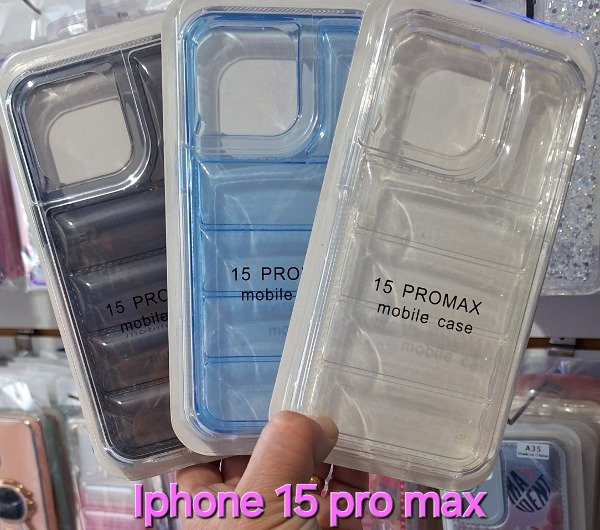 Producto - Fundas puffer reforzadas. IPhone 15 pro max