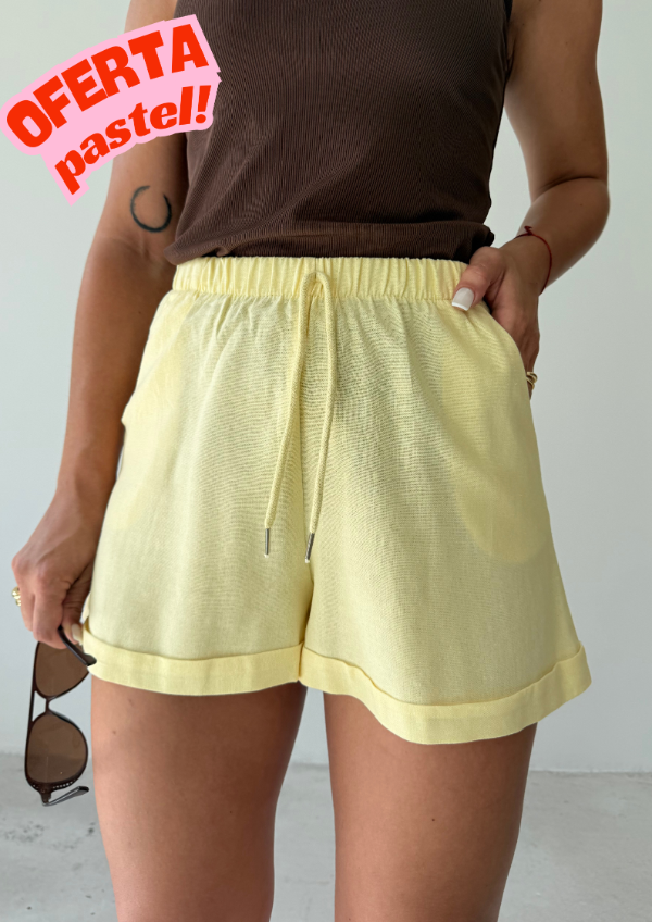 Producto - Short CEIBO - Amarillo