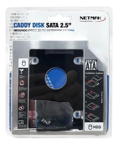Producto - CADDY DISK SATA NETMAK 12.7MM