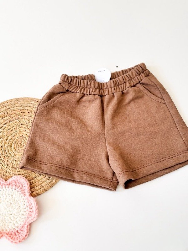 Producto - Short Liso de algodón con bolsillos - 4