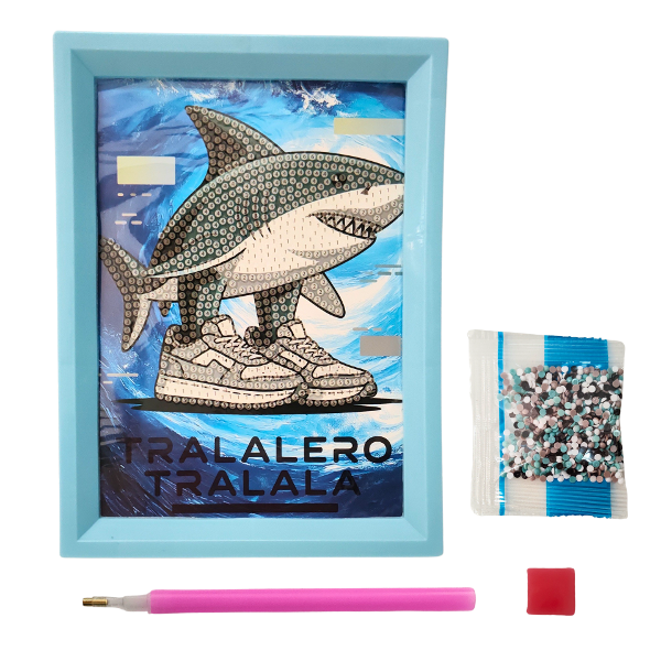 Producto - Cuadro Pintura con diamante Tralalero Tralala