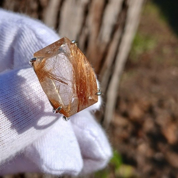 Producto - Anillo cuarzo con rutilo n14