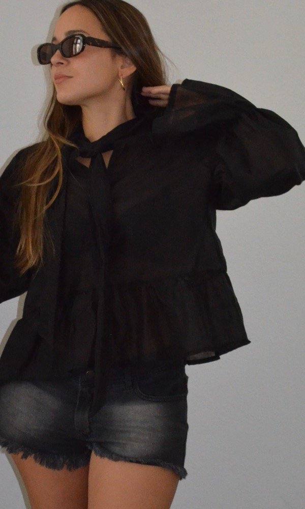 Producto - Camisa 100 Algodón Premium Negra Gala