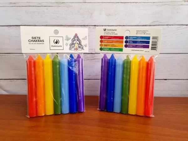 Producto - Velas 7 Chakras de Parafina