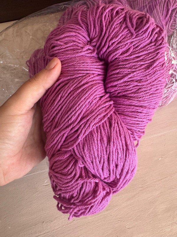 Producto - Algodon 8/6 rustico morado 570 gr + 437 gr de regalo