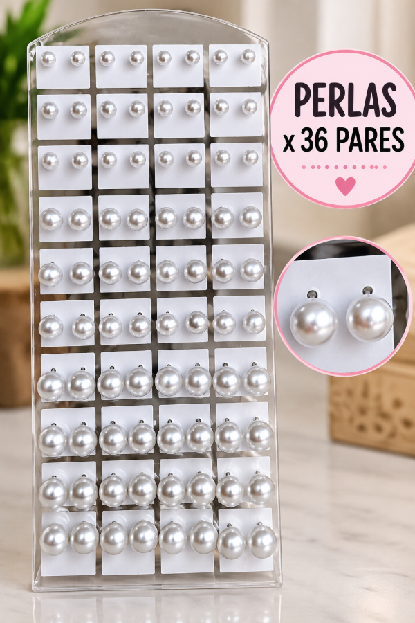 Producto - Aro perla x36 pares