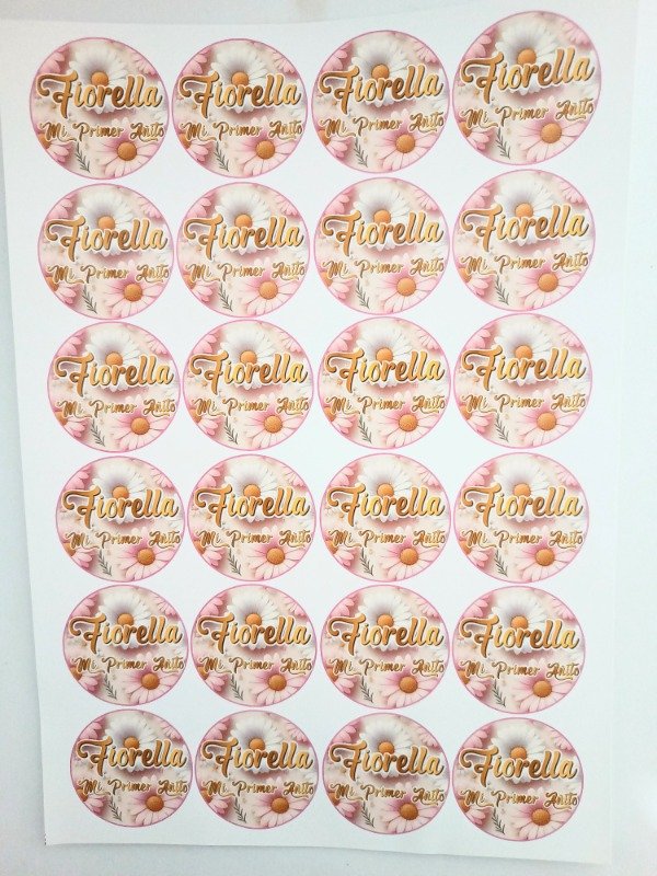 Producto - Plancha sticker margaritas
