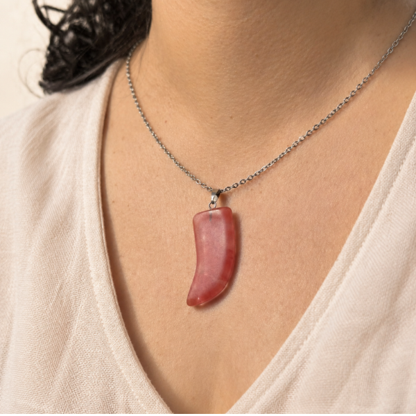 Producto - Collar Cuarzo Cherry