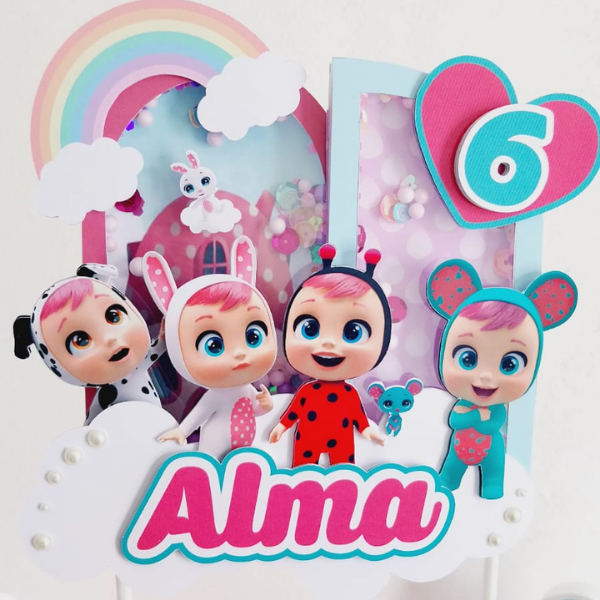 Producto - Cake topper con shaker