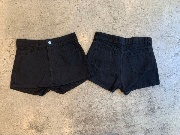 Producto - short pollera mica negra