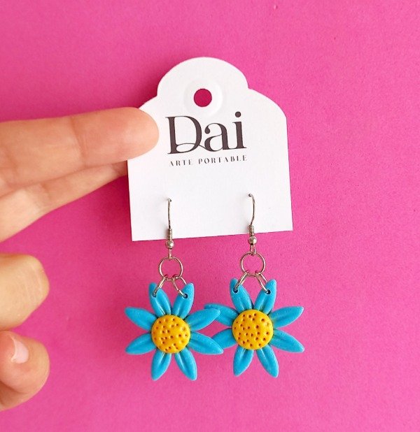 Producto - Aros Margarita Celeste