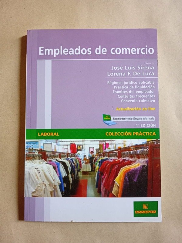 Producto - Empleados de comercio - José Luis Sirena / Lorena F. de Luca - Errepar 2012