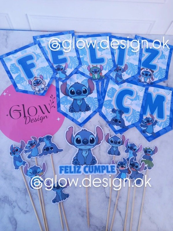 Producto - Kit básico cumple Stich