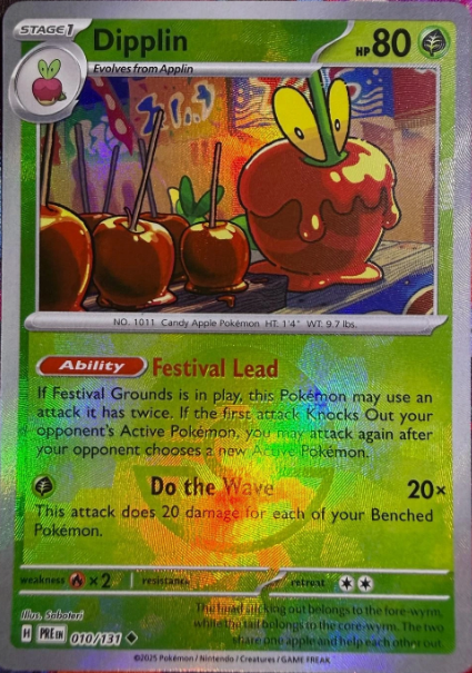 Producto - Dipplin - 010/131 - Prismatic Evolutions - Pokeball Pattern