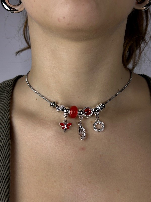 Producto - CADENA PANDORA ROJA LINEA PREMIUM  2040