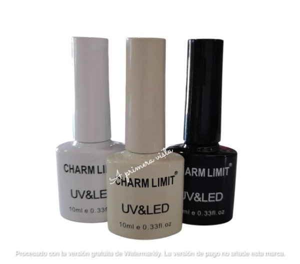 Producto - Charm limit blanco, negro y via lactea c/u