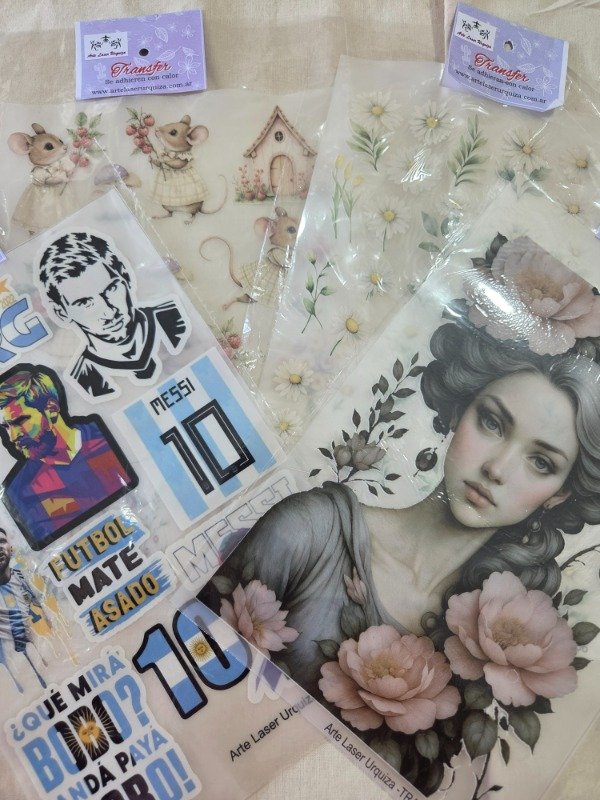 Producto - Combos láminas transfer textiles