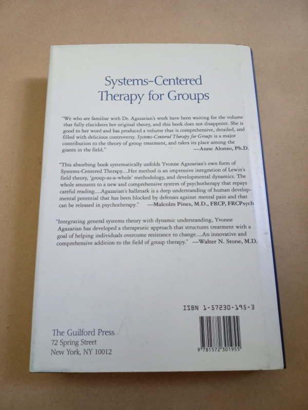 Producto - Systems-centered therapy for groups - Yvonne M. Agazarian - Guilford press 1997 - 1