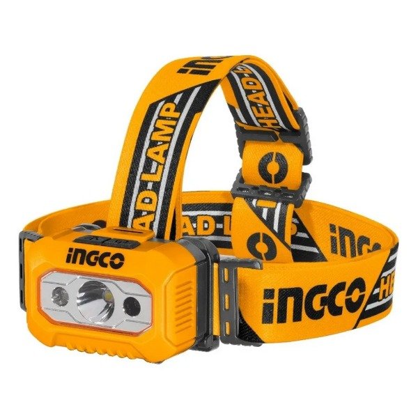 Producto - Linterna Vincha Led 100/200 Lúmenes Alcance 91 Mts - INGCO - HHL013AAA8