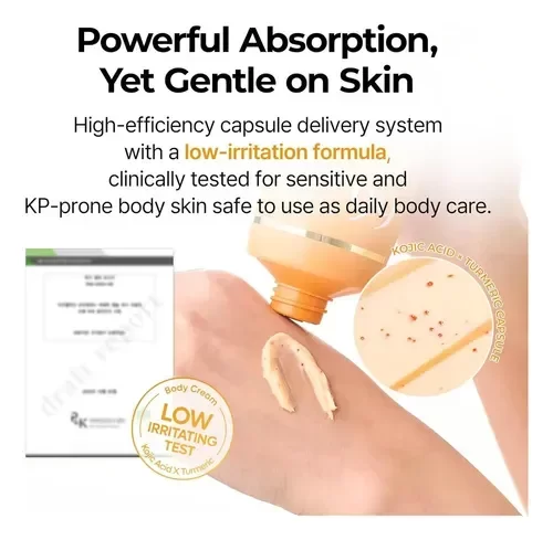 Producto - Dr Melaxin Kojic Acid Turmeric Capsule Body Cream 200g - 3