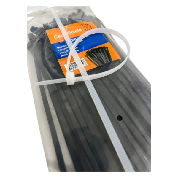 Producto - PRECINTOS 250mm x 4.8mm NEGRO x 100unidades
