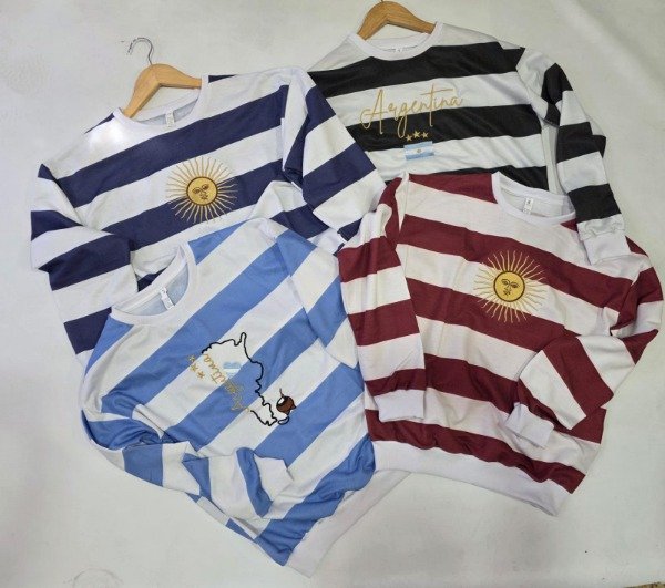 Producto - LINEA DAY Buzo Rayado Argentina