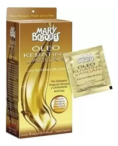 Producto - Sachetera Oleo Keratina y Argan 36 sobres de 10ml