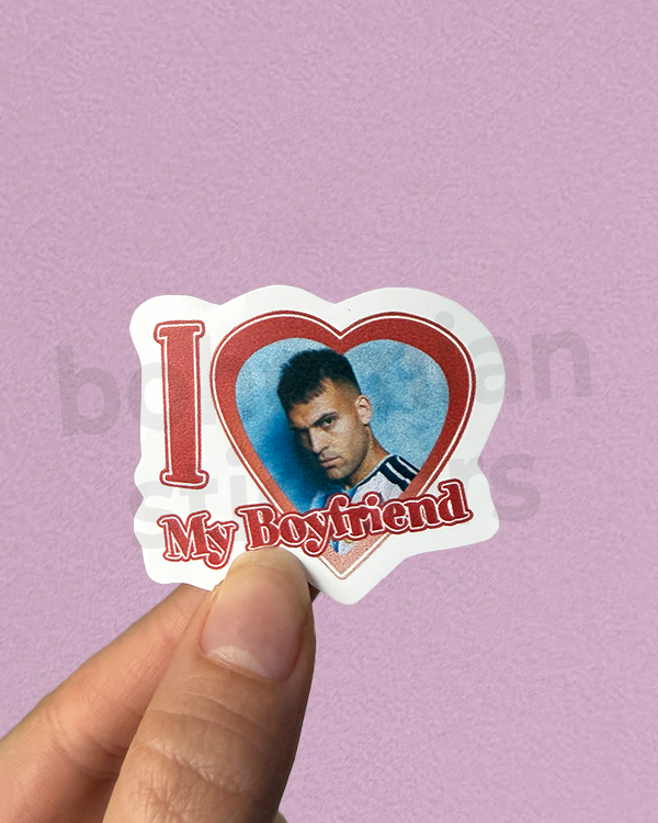 Producto - I LOVE LAUTARO MARTINEZ - Sticker Individual de Lautaro Martinez