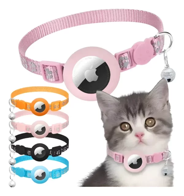 Producto - COLLAR REFLECTIVO AJUSTABLE PORTA TAG PARA GATOS