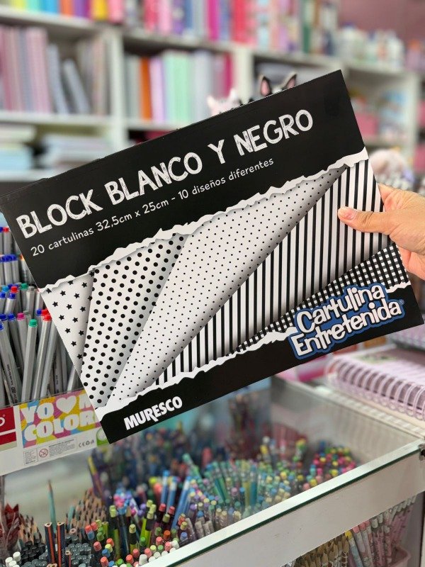 Producto - Block N5 entretenida blanco y negro
