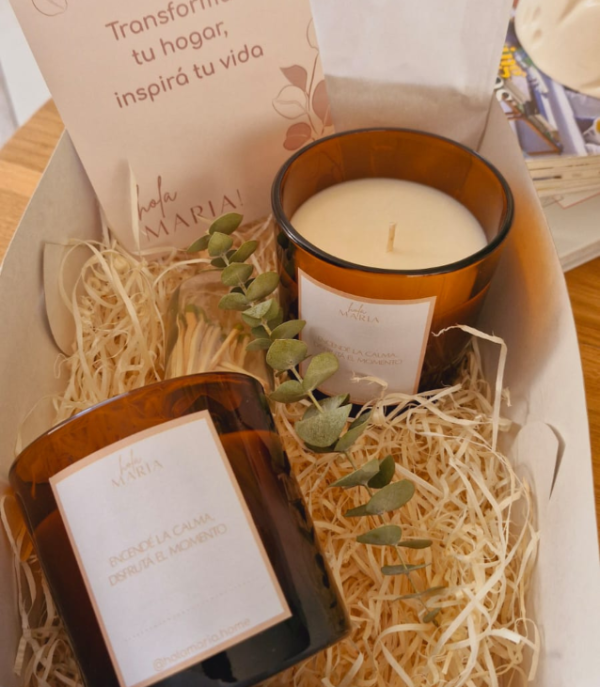 Producto - Vela MARIA ambar