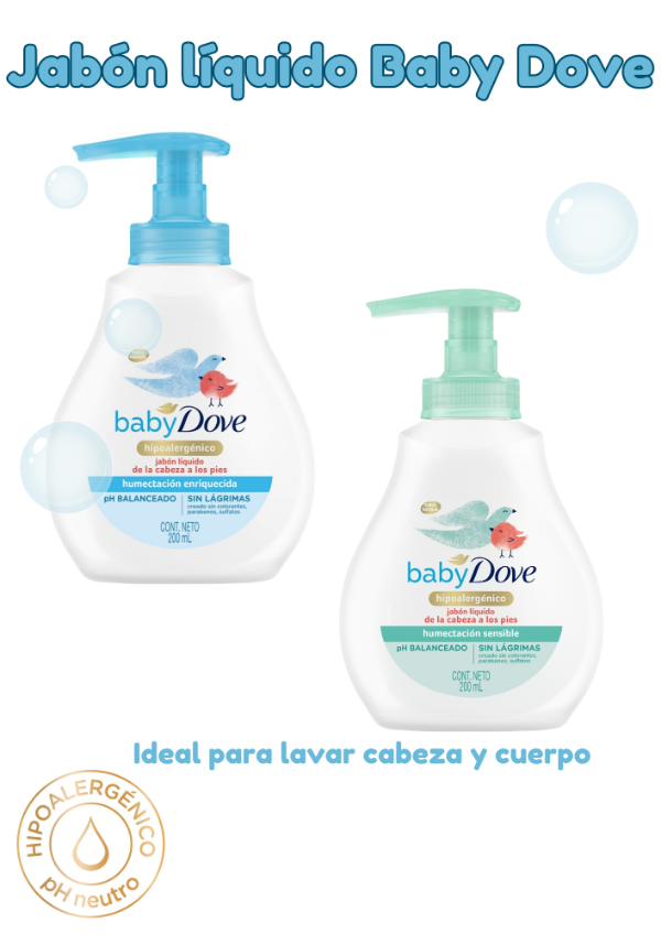 Producto - Jabón líquido Baby Dove dispensador